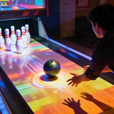 Interaktivt bowlingbaneprojektionssystem til bowlingcentre|Real-tidsboldsporing og projektionskortlægning